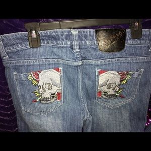 Women’s Ed Hardy Skull Jeans Size 31